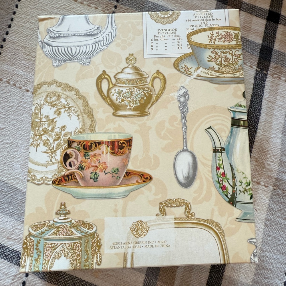 Anna Griffin Favorite Tea Embellishments Quality Die Cuts For Crafts Incomplete - Picture 3 of 6